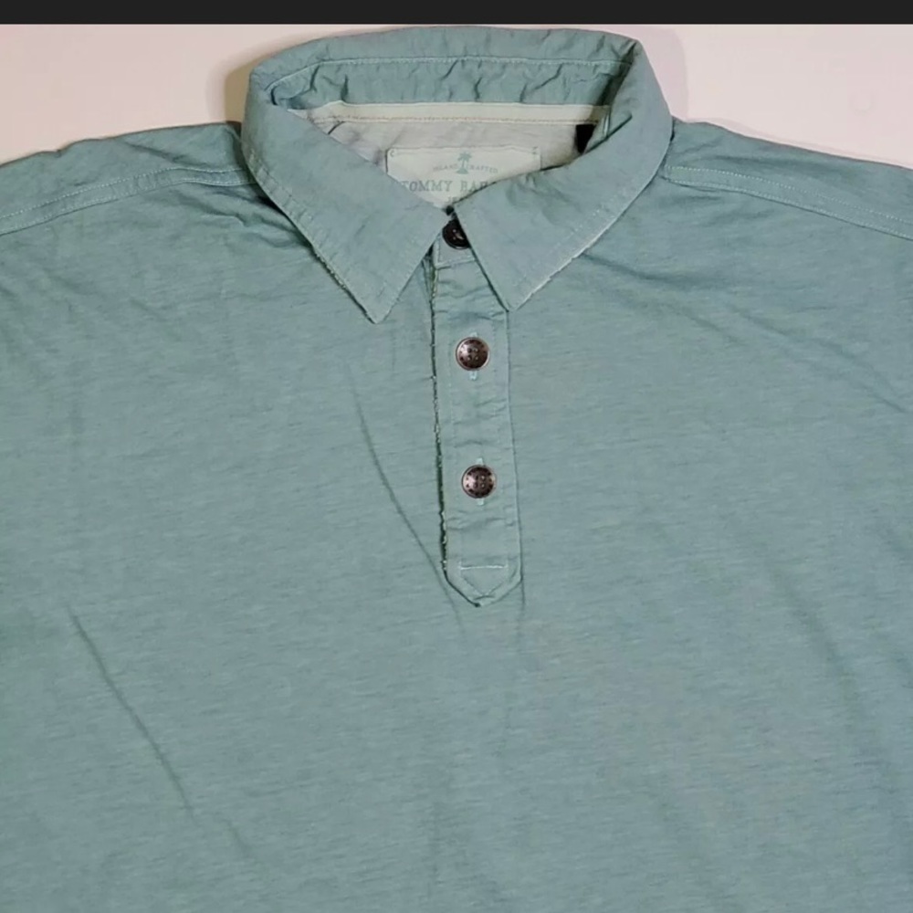 Tommy Bahama Jeans Polo Shirt L Mens VGC Green